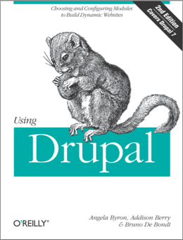 Using Drupal book cover